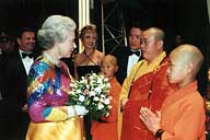 Shaolin Monks Royal Variety Performance Queen Abbot
